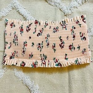 🦙Bandaeu Floral Wire Bikini Top🦙